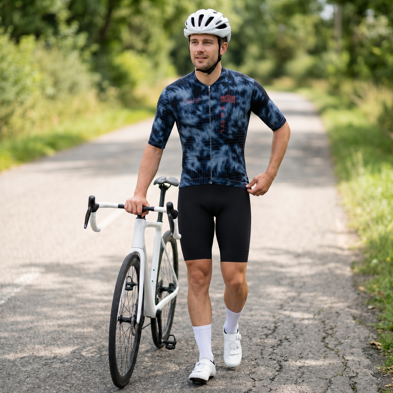 Phantom Dark Jersey – Cycling Short Sleeve Race Fit Sublimated Artwork