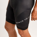 Cycling Black Bib Shorts – Padded All-Day Comfort Performance Chamois | Nomad Vélo