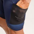 Cycling Navy Cargo Shorts – Padded Multi-Pocket Comfort Endurance Storage | Nomad Vélo