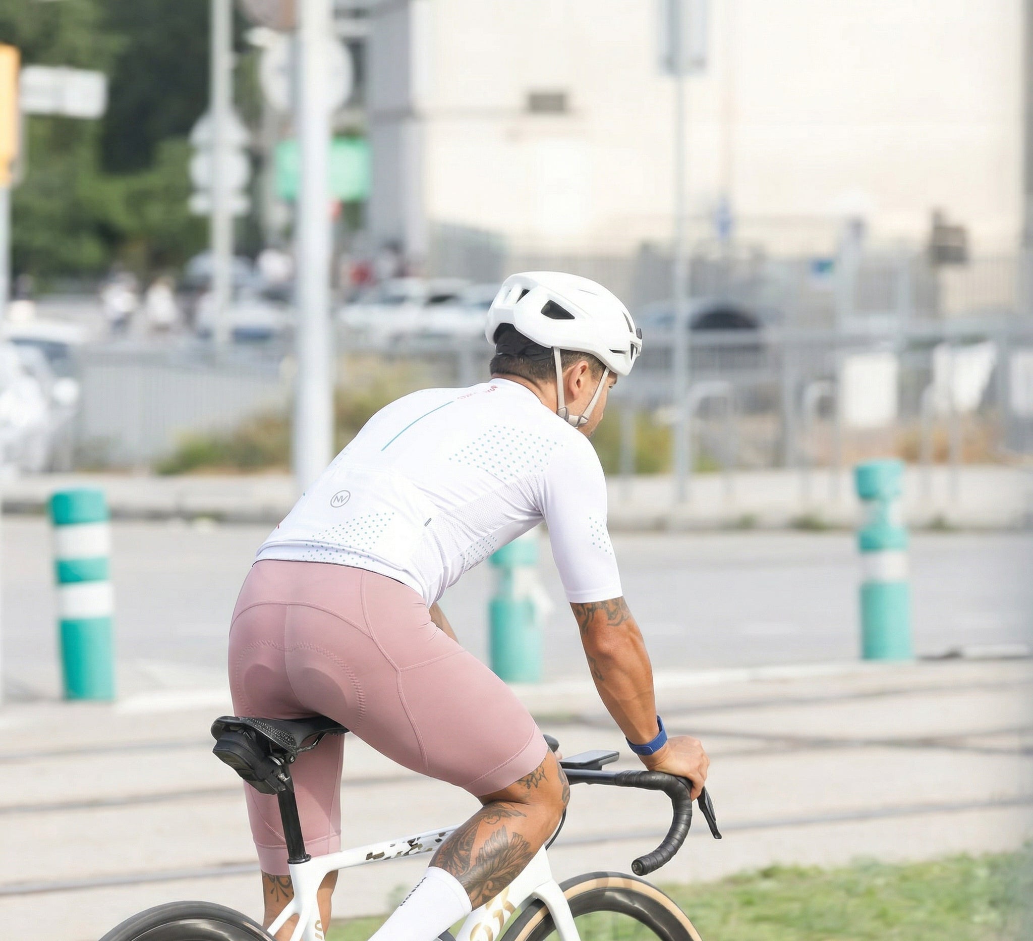 Nomad Bib Shorts Pink