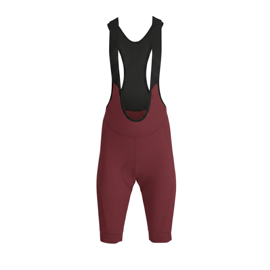 Nomad Bib Shorts Burgundy