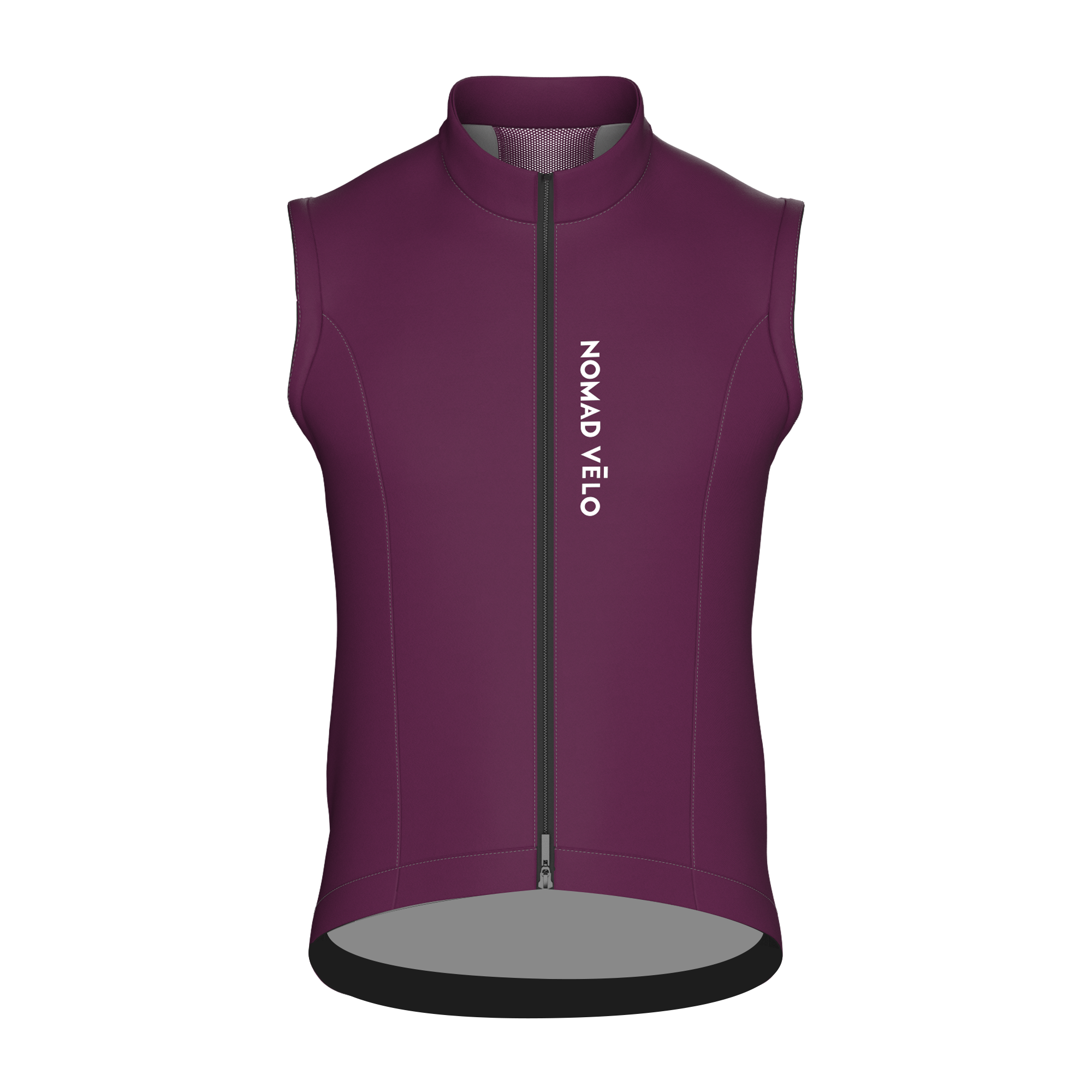Burgundy Nomad Windproof Cycling Vest