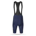 Cycling Navy Blue Bib Shorts – Padded Race-Ready Performance Chamois | Nomad Vélo
