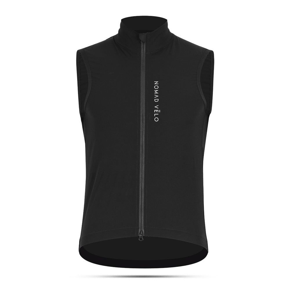 Windproof Cycling Vest – Sleeveless Lightweight Aero Race Fit | Nomad Vélo