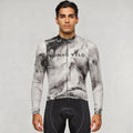 Cycling Obsidian Long Sleeve Jersey – Aero Fit Thermal Black Sleek Design Winter | Nomad Vélo