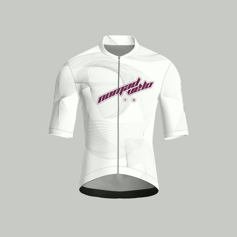 Breakaway White Short Sleeve Jersey | Nomad Vélo