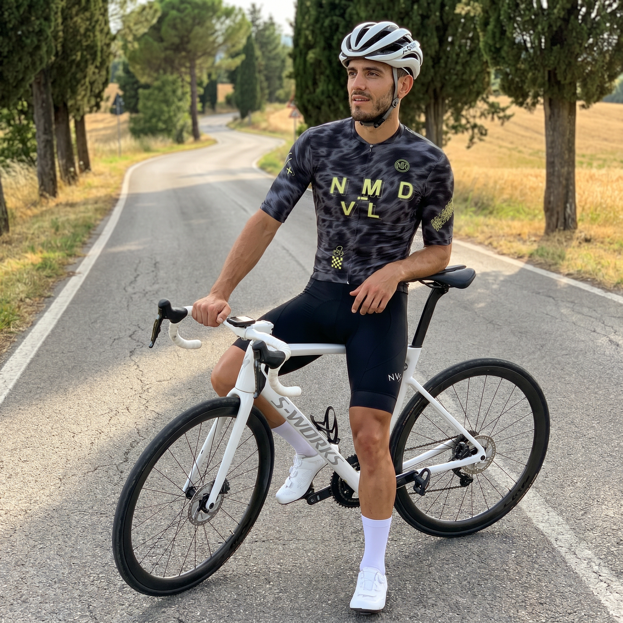 Boreal Night Short Sleeve Jersey | Nomad Vélo