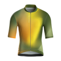 Yellow Fractal Aero Cycling Jersey