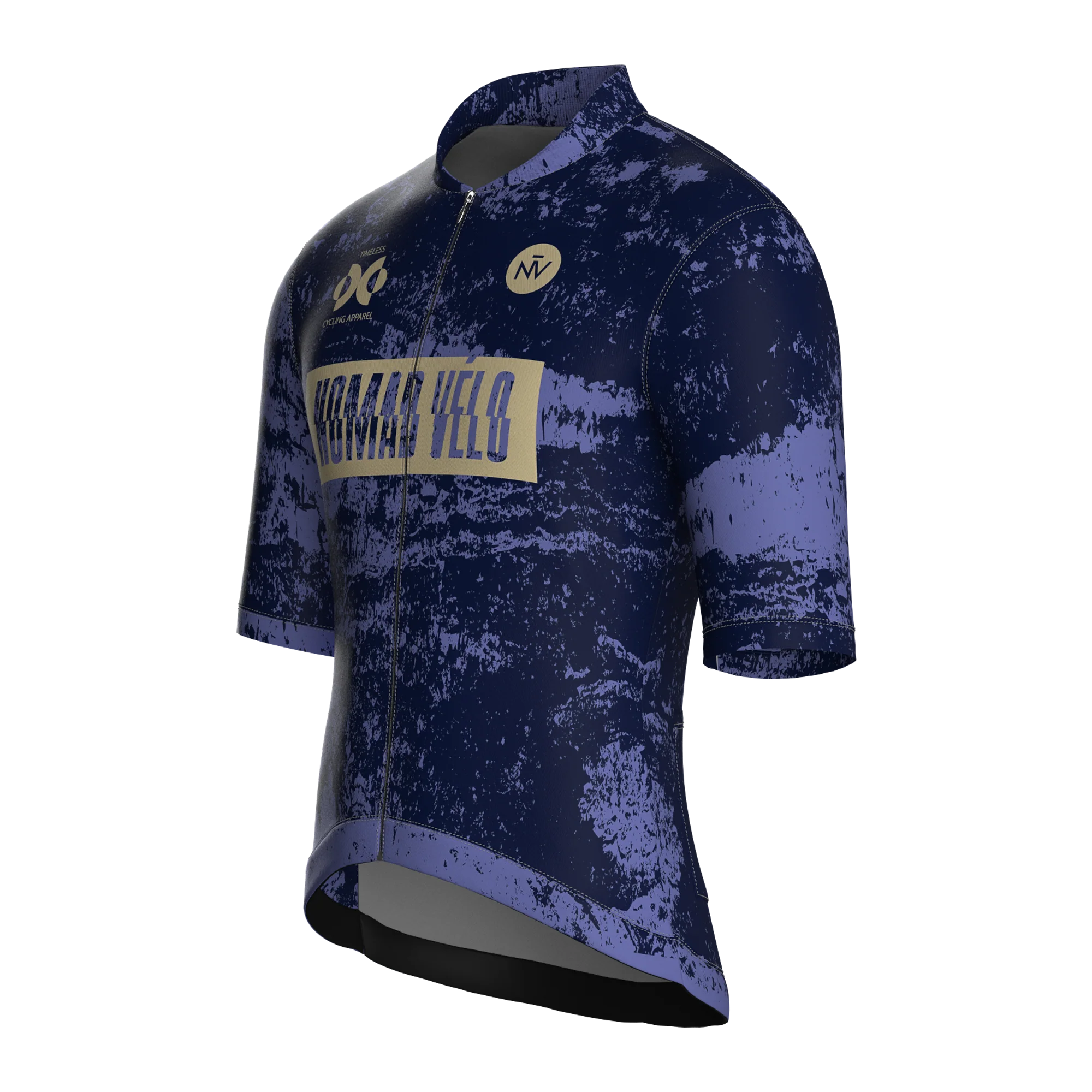 Brutal Navy Short Sleeve Jersey | Nomad Vélo