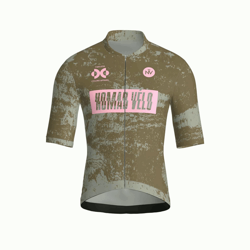 Brutal Khaki Short Sleeve Jersey | Nomad Vélo