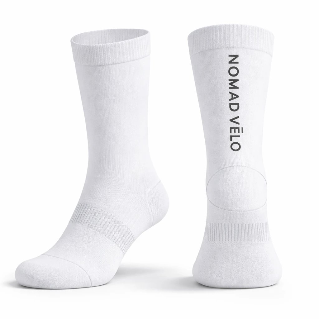 Essential Socks White | Nomad Vélo