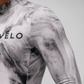 Cycling Obsidian Long Sleeve Jersey – Aero Fit Thermal Black Sleek Design Winter | Nomad Vélo