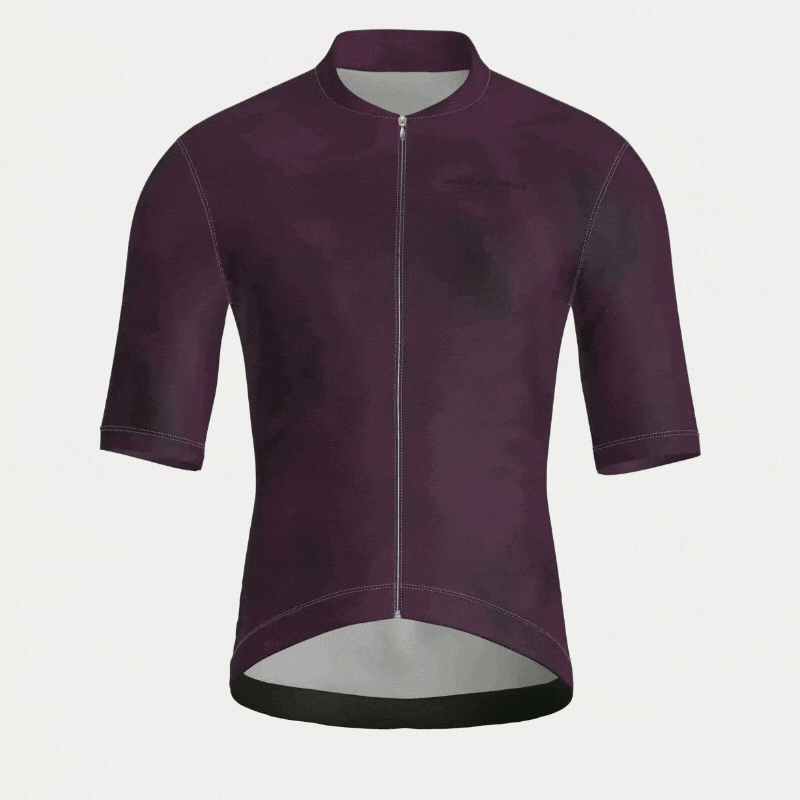 Aura Plum Jersey – Cycling Short Sleeve Race Fit