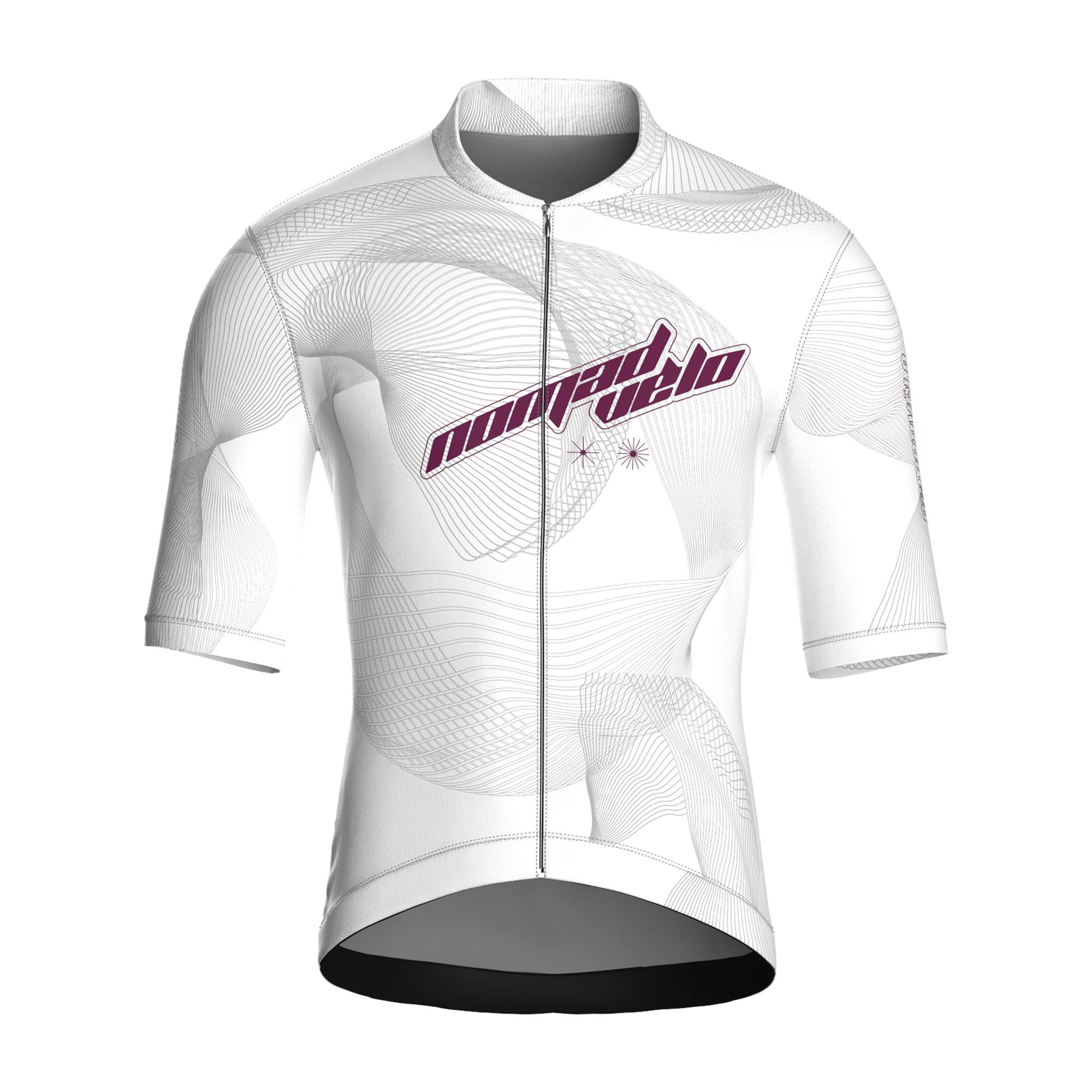 Breakaway White Short Sleeve Jersey | Nomad Vélo