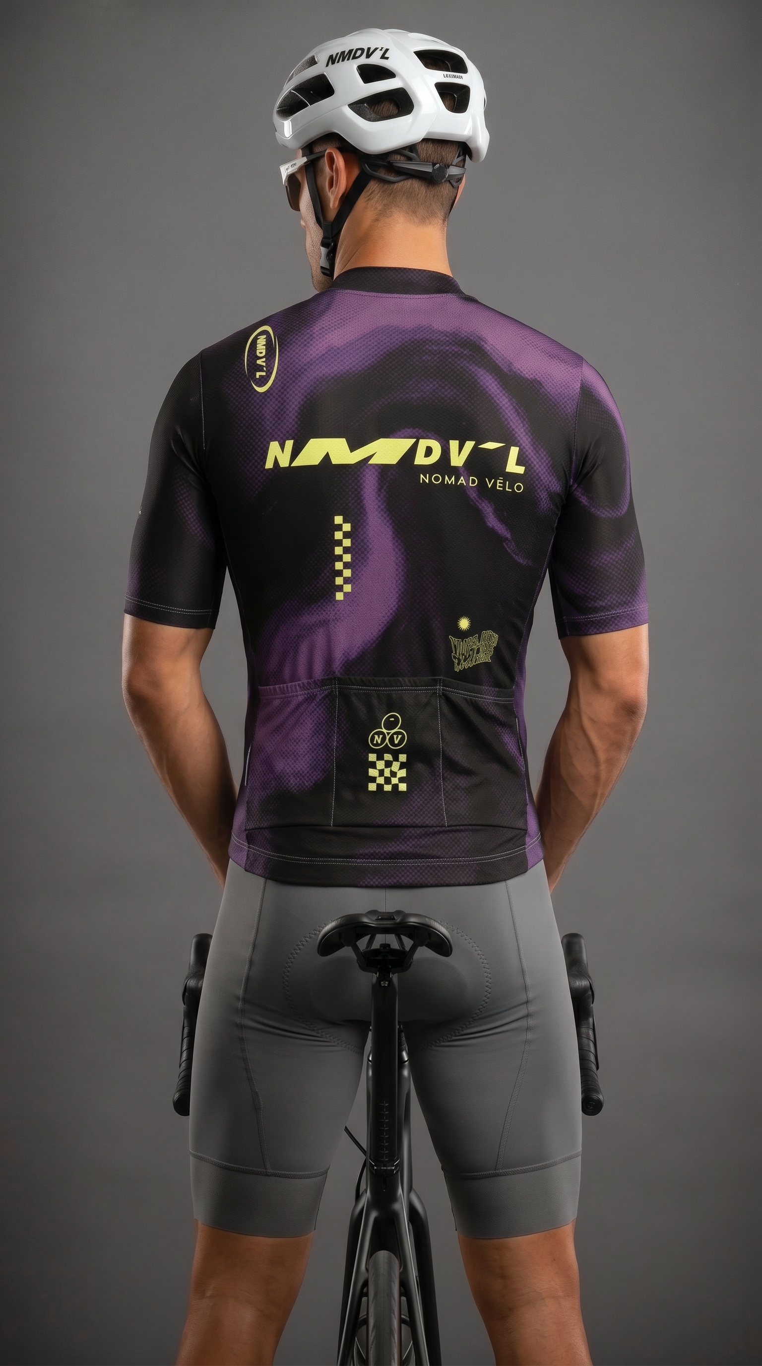 Marble Purple Jersey – Cycling Short Sleeve Race Fit