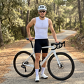 Signature White Base Layer – Cycling Sleeveless Slim Fit Lightweight