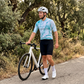 Obsidian Aqua Short Sleeve Jersey | Nomad Vélo