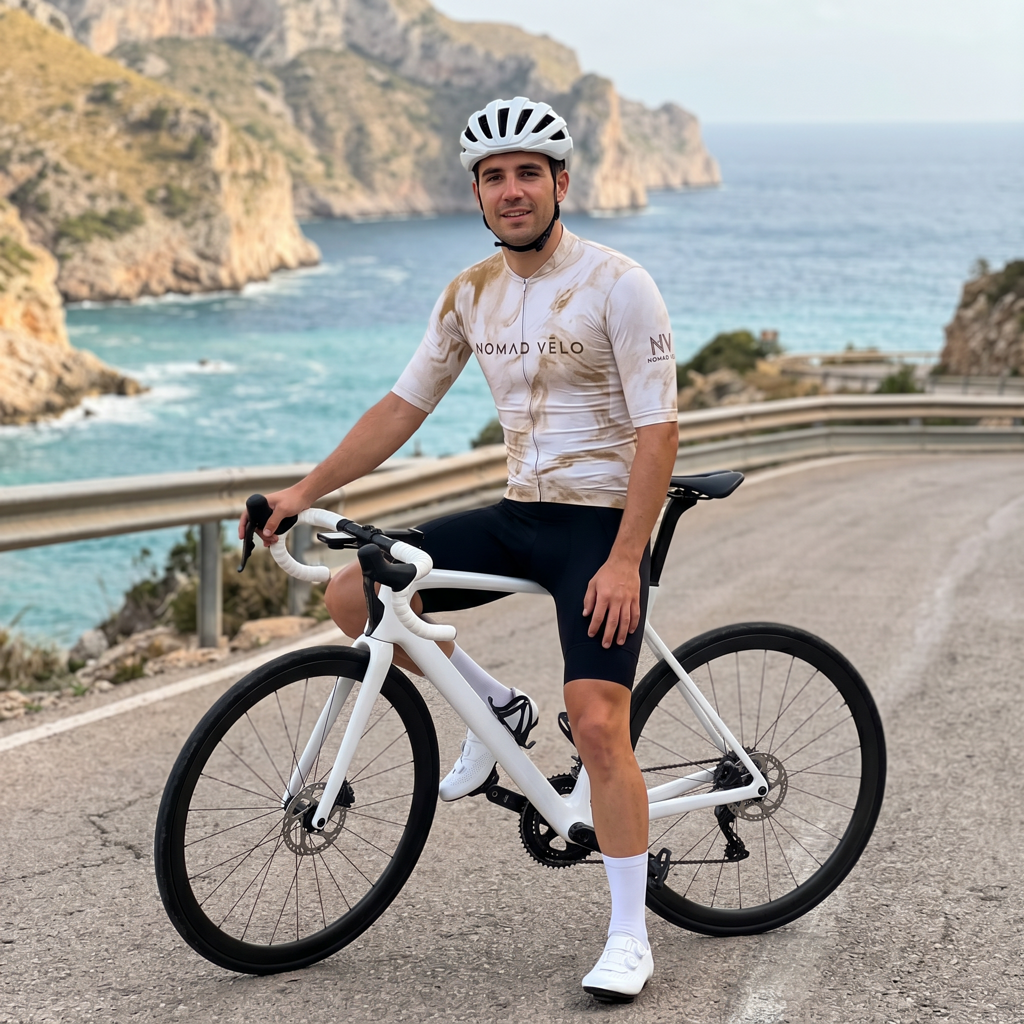 Obsidian Sand Short Sleeve Jersey | Nomad Vélo