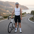 Essential White Base Layer – Cycling Sleeveless Slim Fit Lightweight