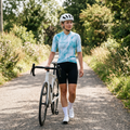 Obsidian Aqua Short Sleeve Jersey | Nomad Vélo