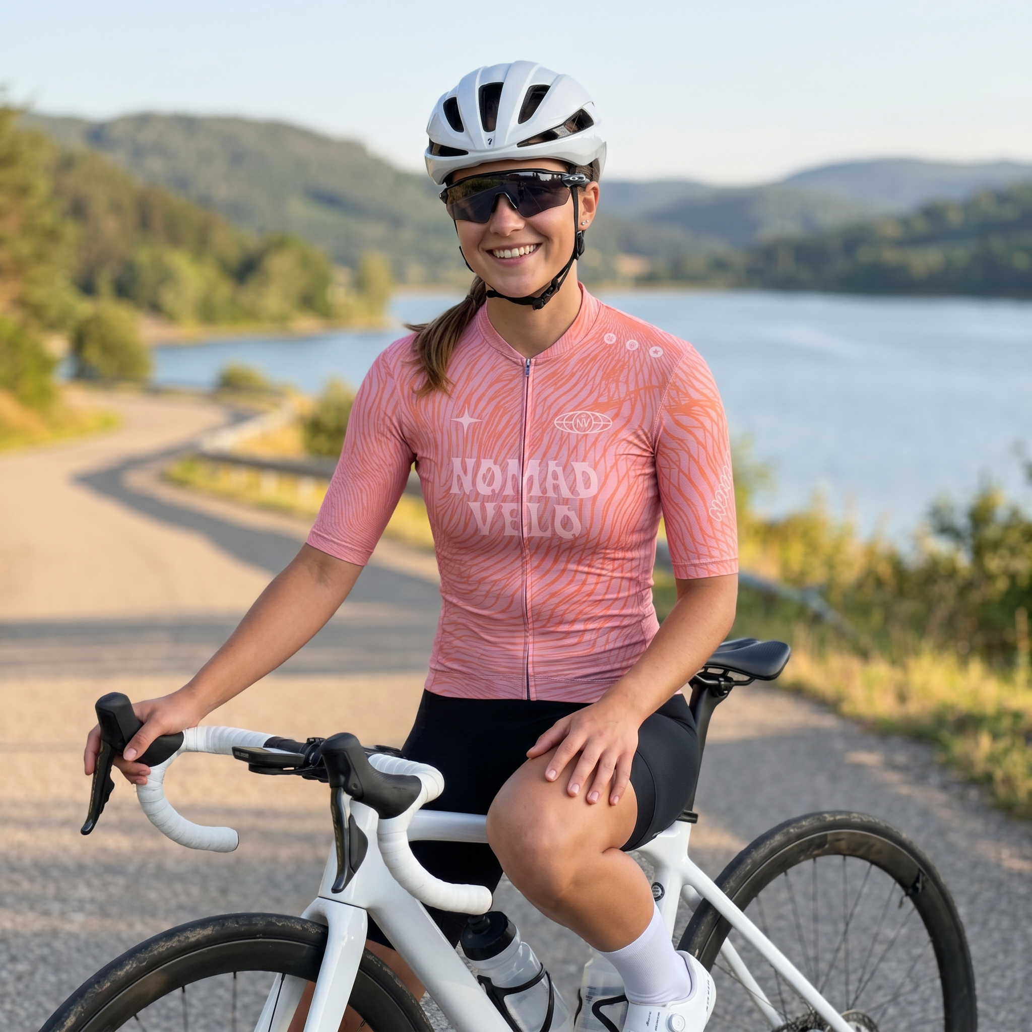 Coco Coral Short Sleeve Jersey | Nomad Vélo