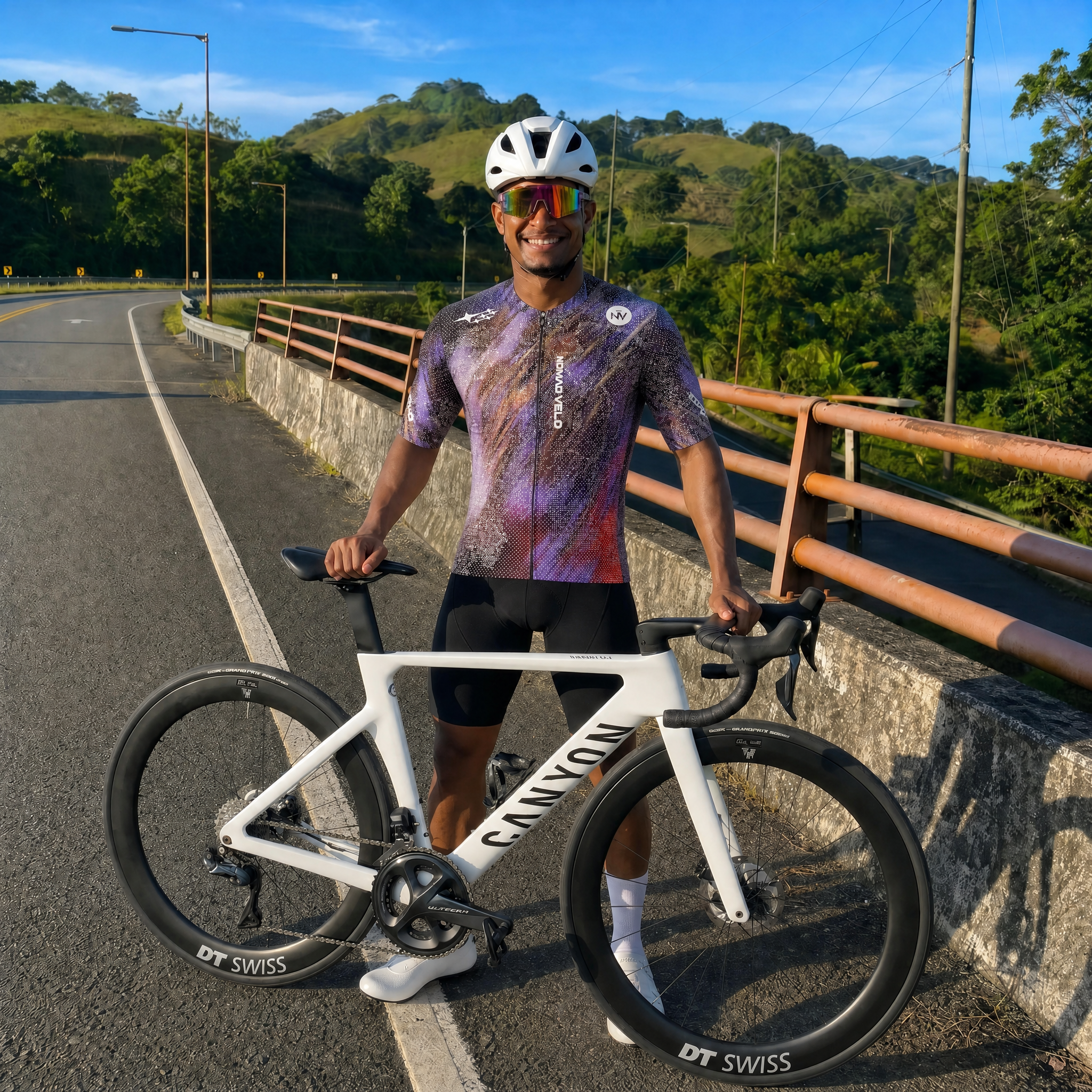 Stardust Purple Jersey – Cycling Short Sleeve Race Fit