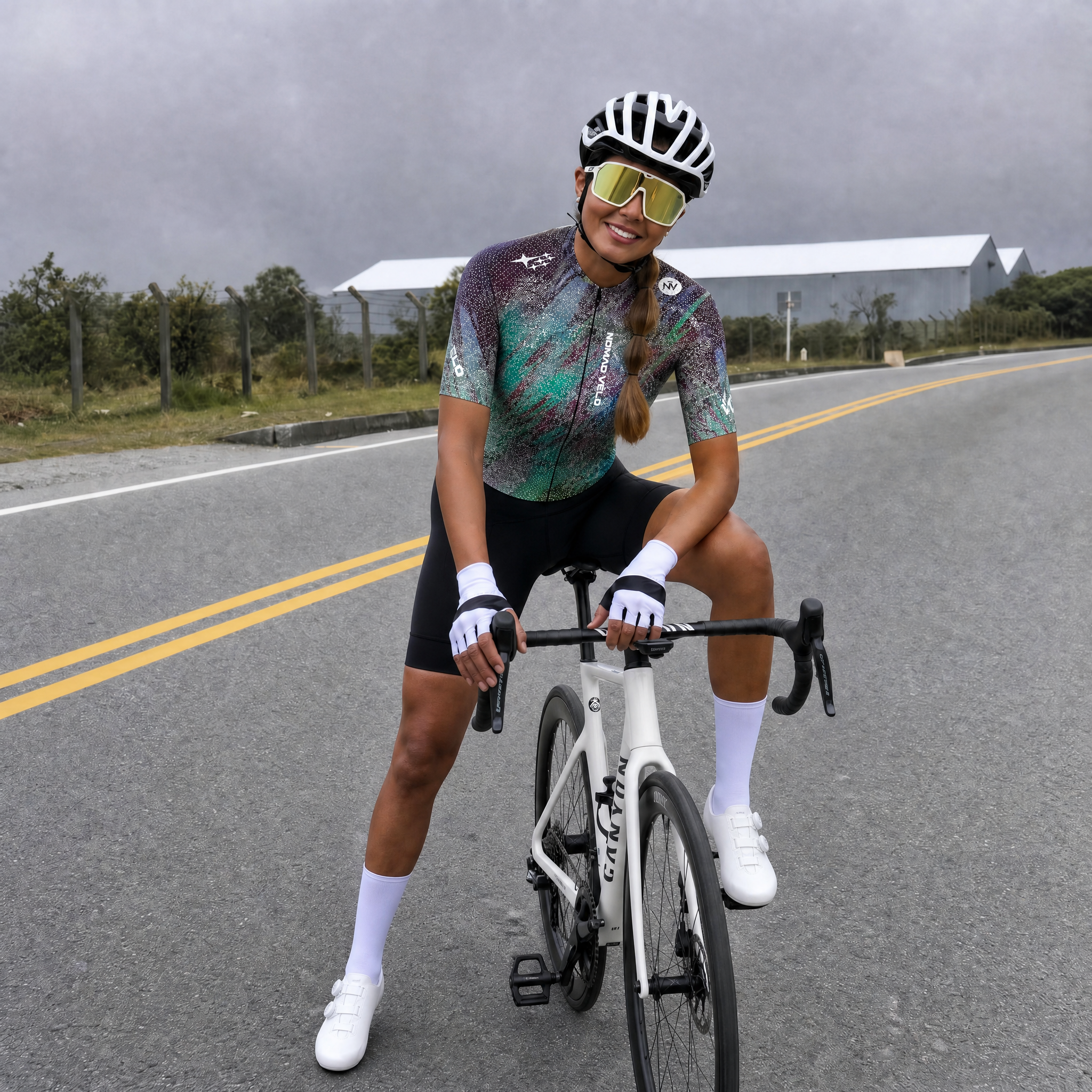 Stardust Nebula Jersey – Cycling Short Sleeve Race Fit