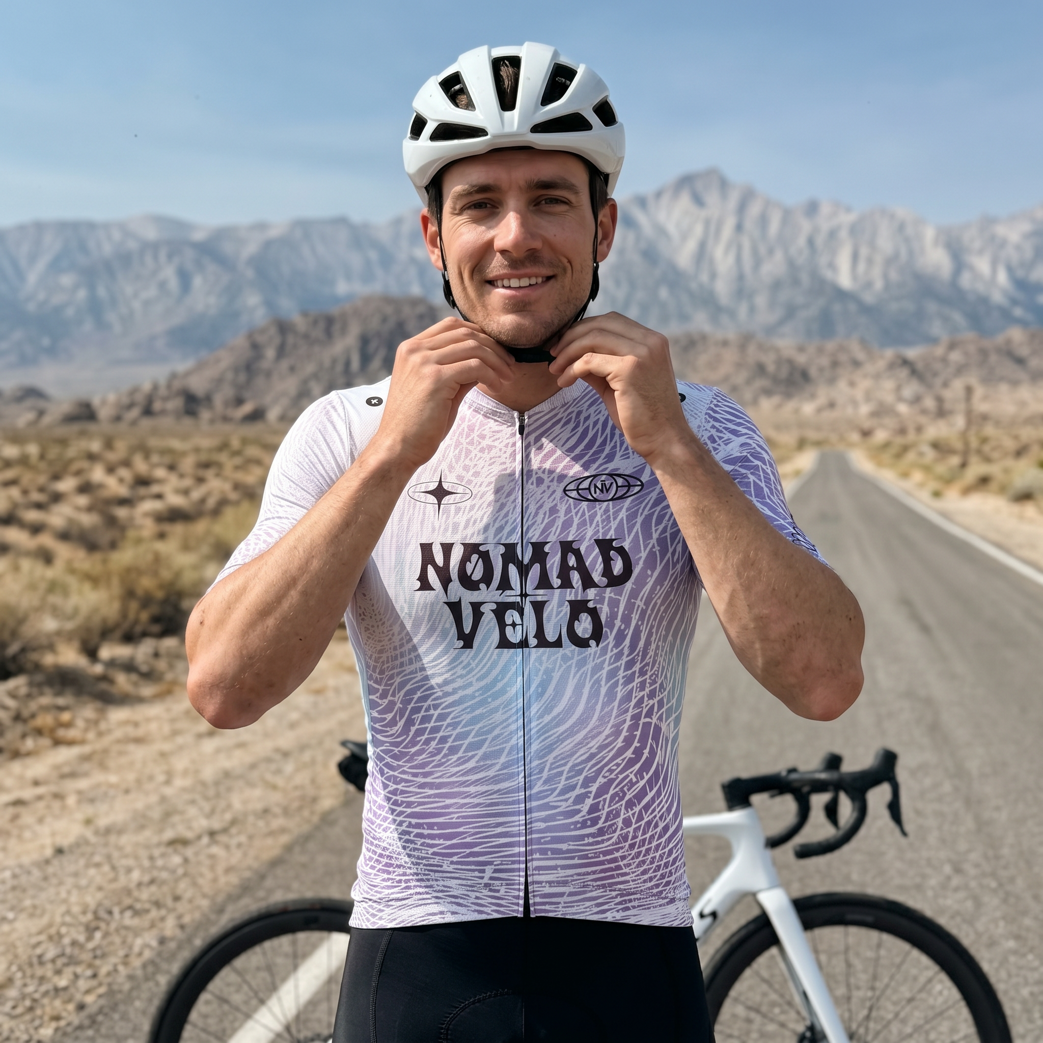 Coco Lilac Short Sleeve Jersey | Nomad Vélo