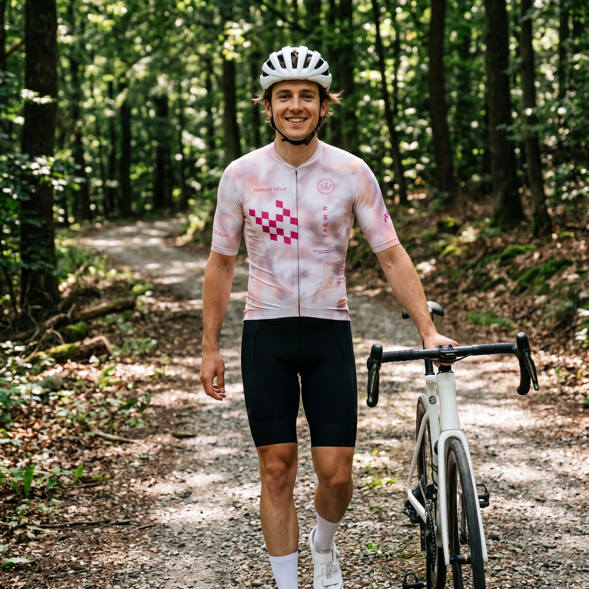 Altitude Blush Jersey – Cycling Short Sleeve Race Fit