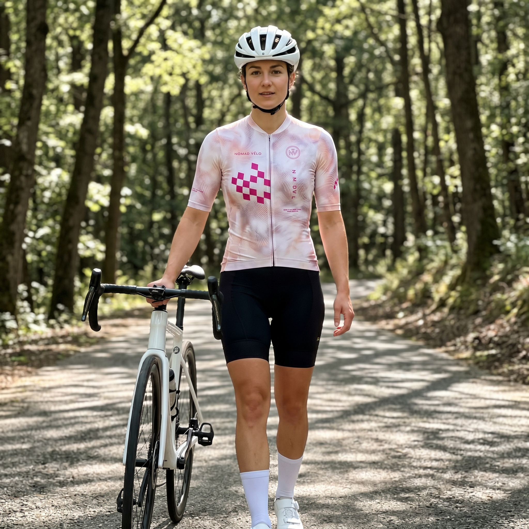 Altitude Blush Jersey – Cycling Short Sleeve Race Fit