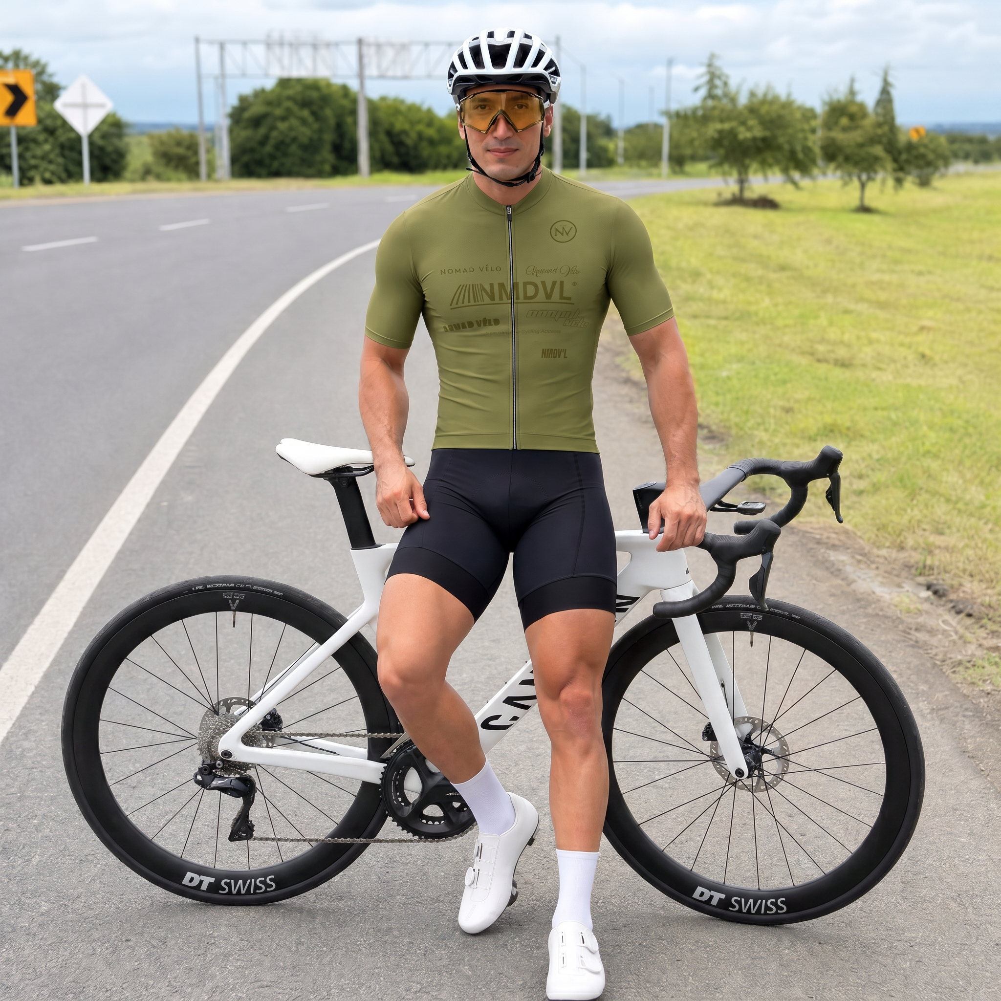 Element Olive Short Sleeve Jersey | Nomad Vélo